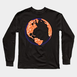 flower world design by indonesia68 Long Sleeve T-Shirt